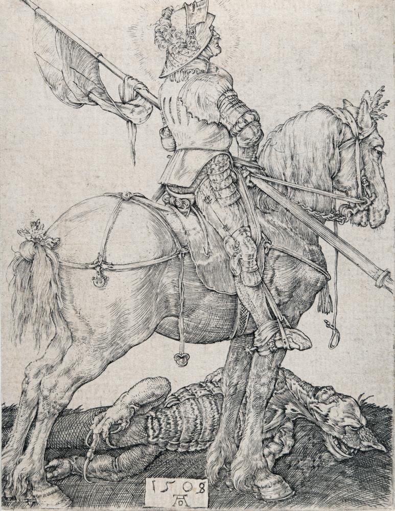 Der heilige Georg zu Pferd