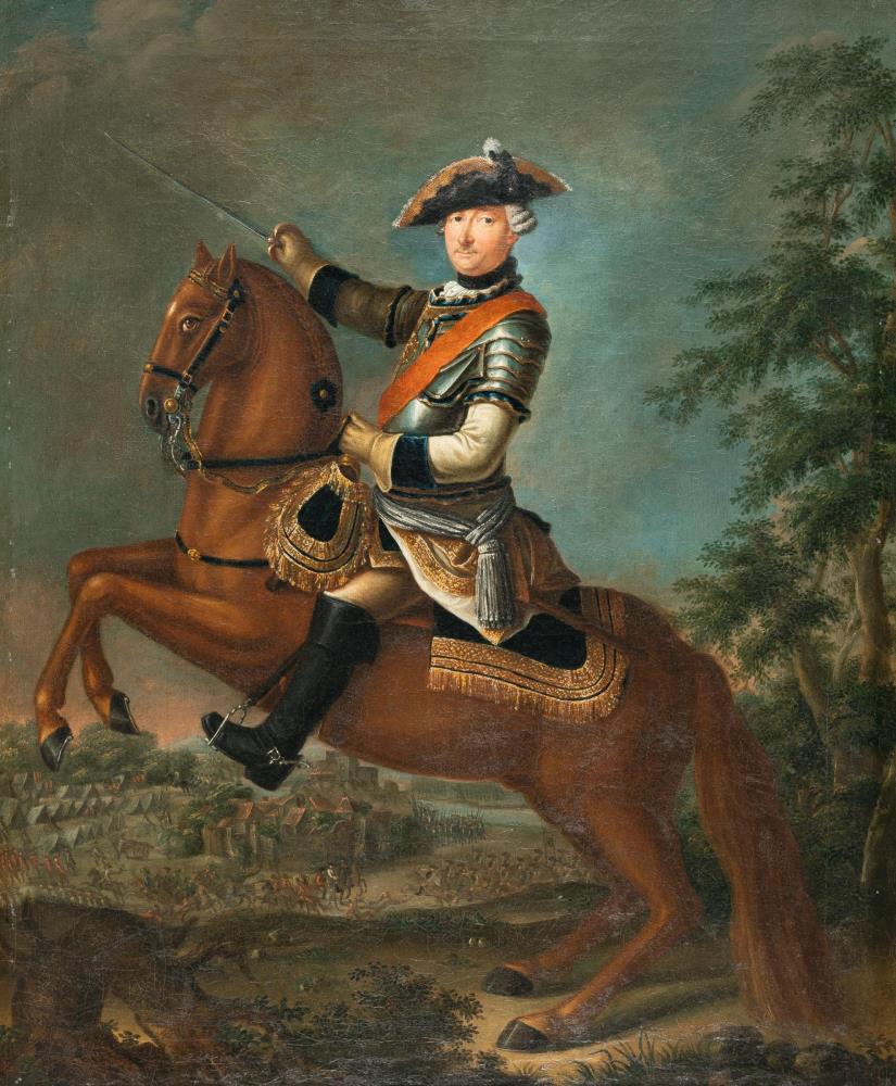 Porträt des preußischen Reitergenerals Rupert Scipio von Lentulus (1714-1787)