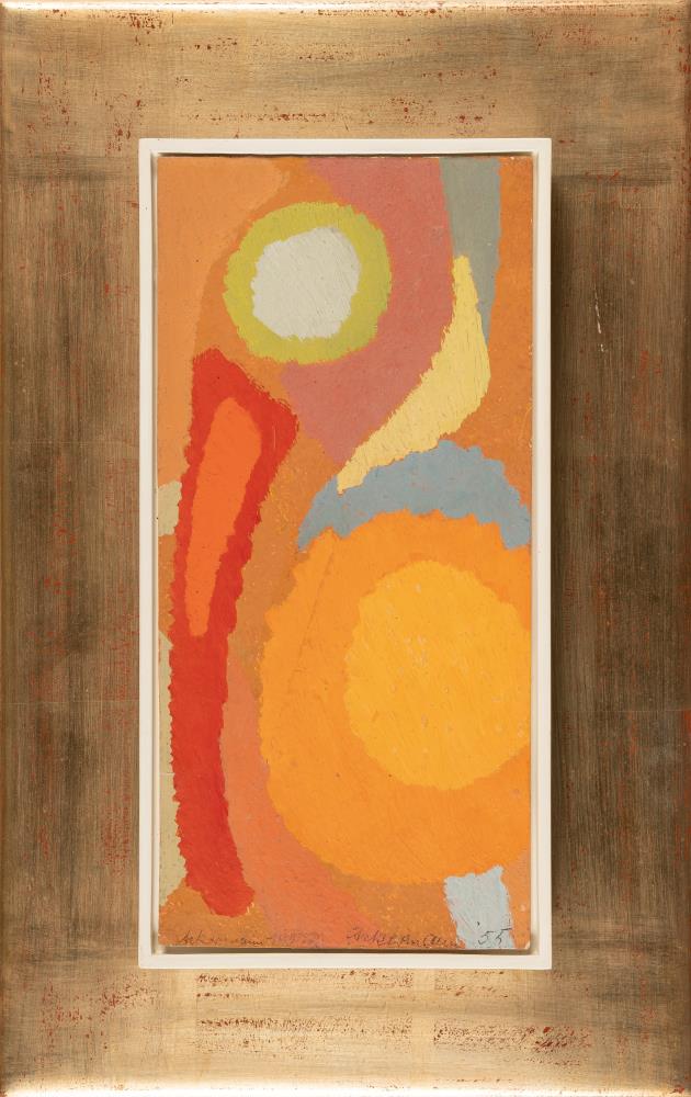 Komposition mit Orange