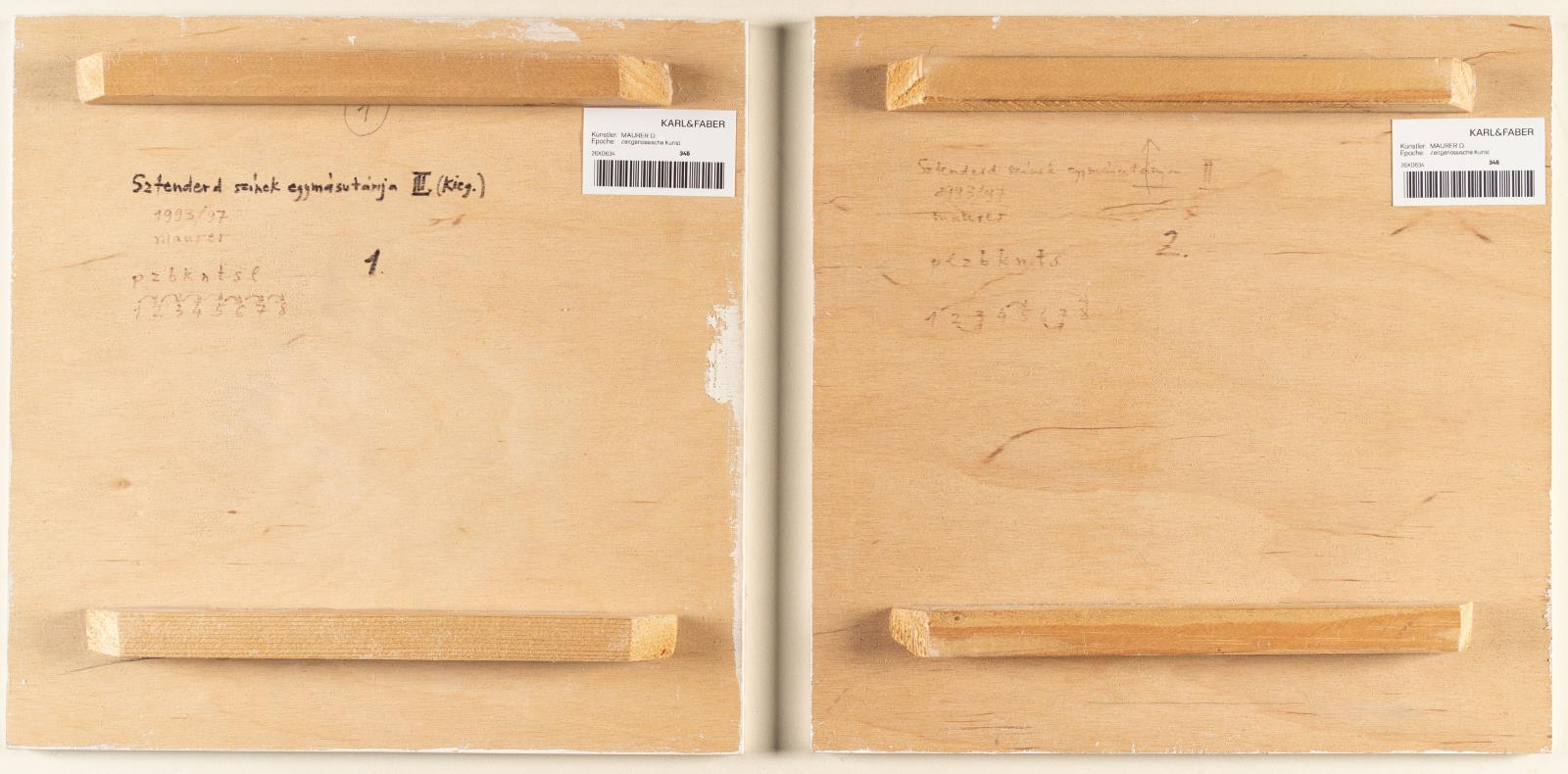 2 works: Fingerprints, Sequence of Standard Colours II and III