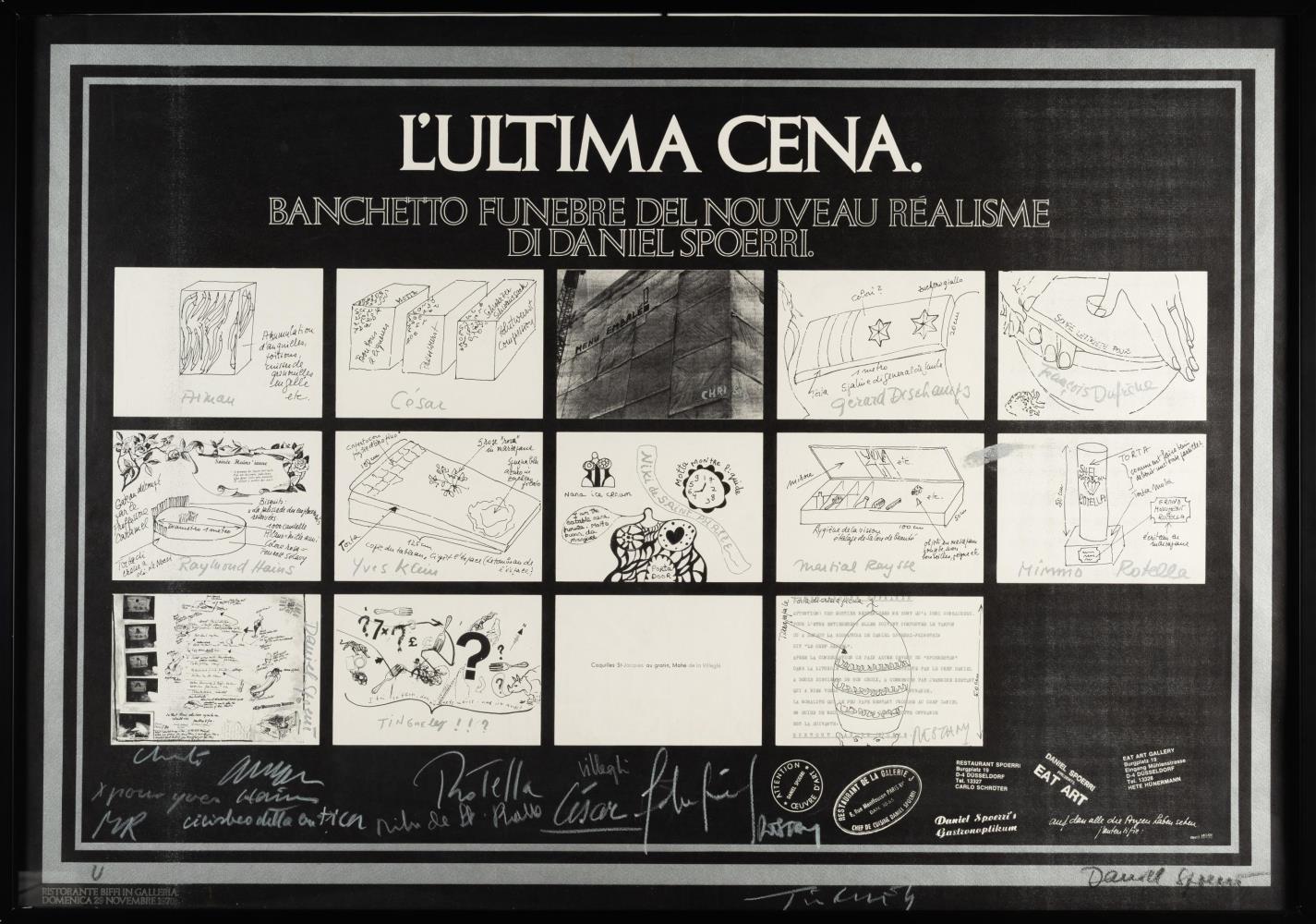 L'ultima cena. Banchetto funebre del Nouveau Réalisme di Daniel Spoerri