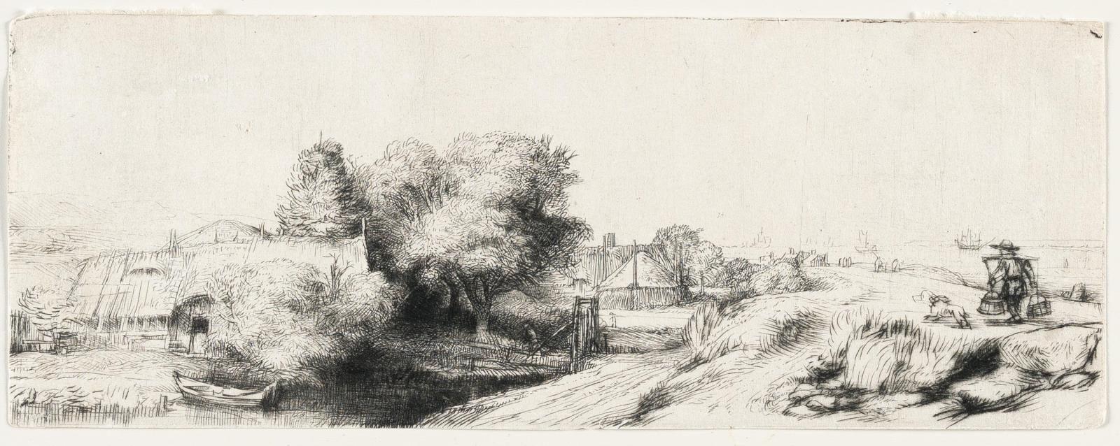Die Landschaft mit dem Milchmann ('Het Melkboertje')