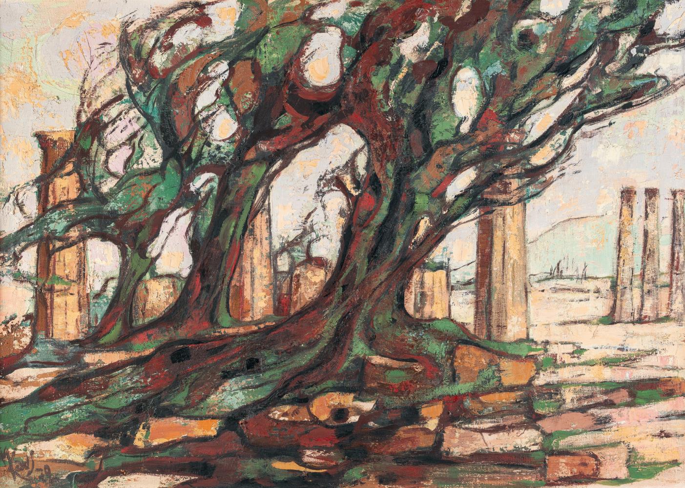 "Landscape Olympia III – Metelmi (North Wind) in O."