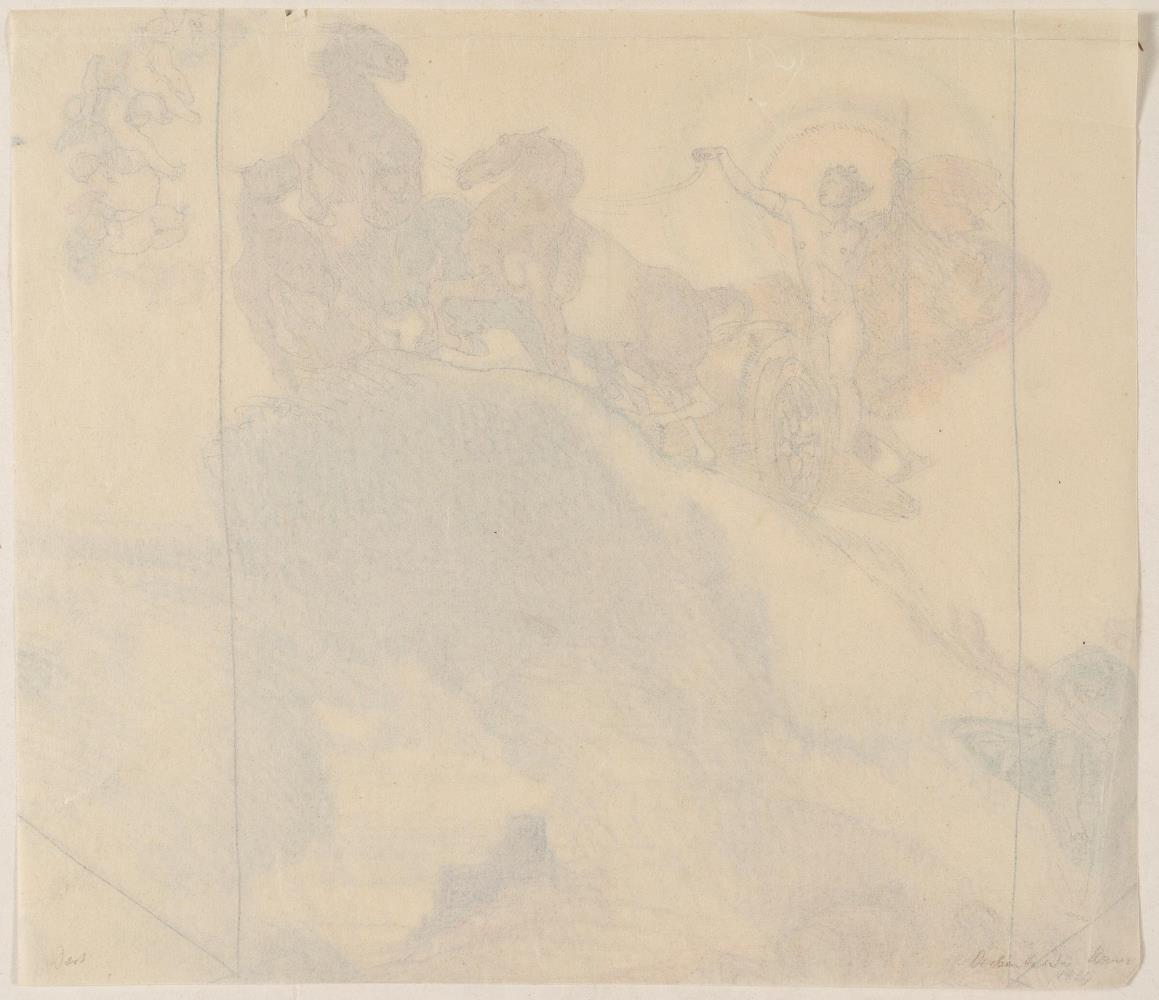 Helios auf dem Sonnenwagen (Glorie des Apoll)