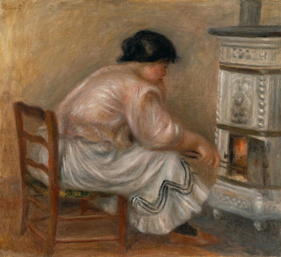 Femme au Coin du Poêle