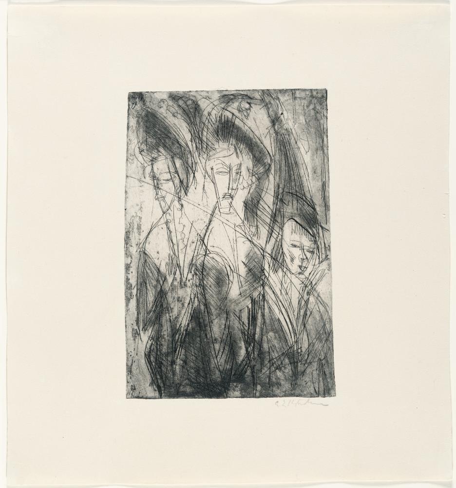 Three Courtesans at Night