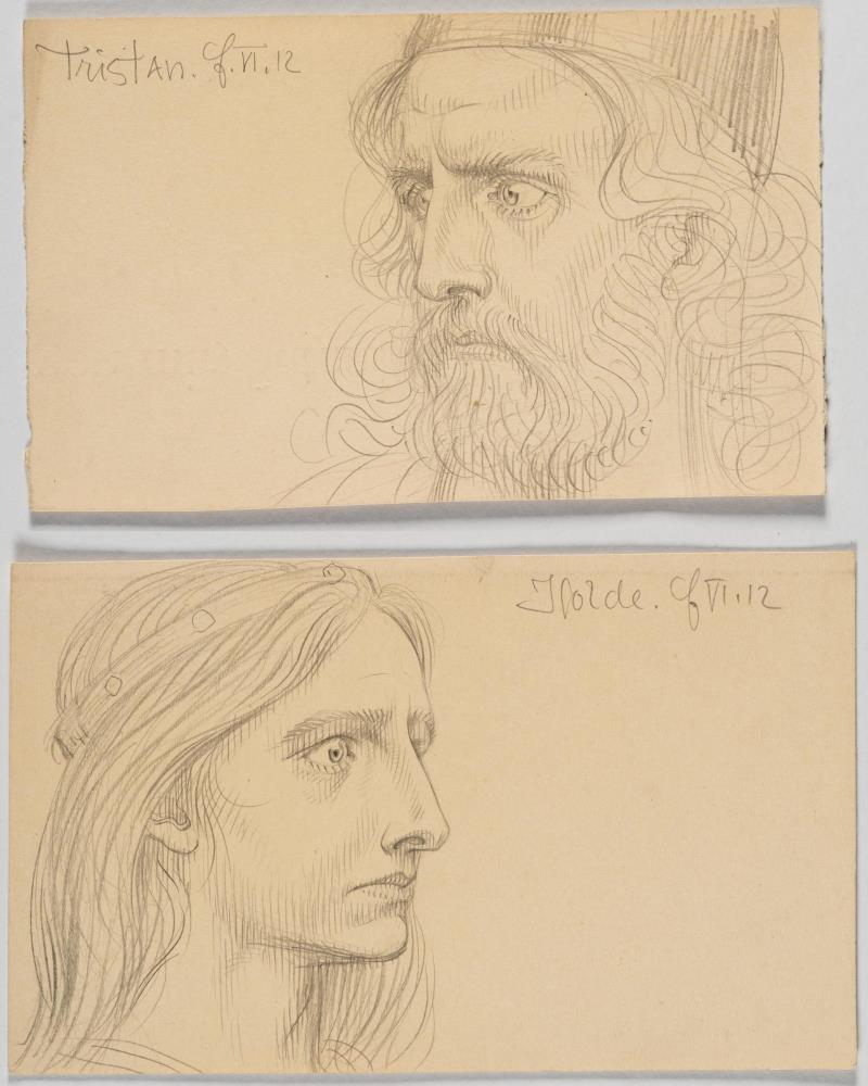 2 Bll.: „Tristan“ – „Isolde“