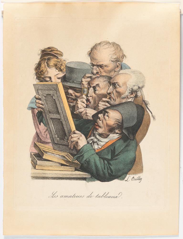 Les Amateurs de tableaux (Die Kunstliebhaber)