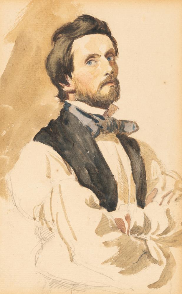 Zwei Selbstportraits eines Künstlers