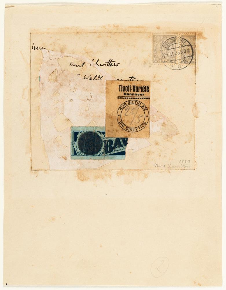 „Merzzeichnung Bloomfield“ (Tivoli-Variété Hannover)