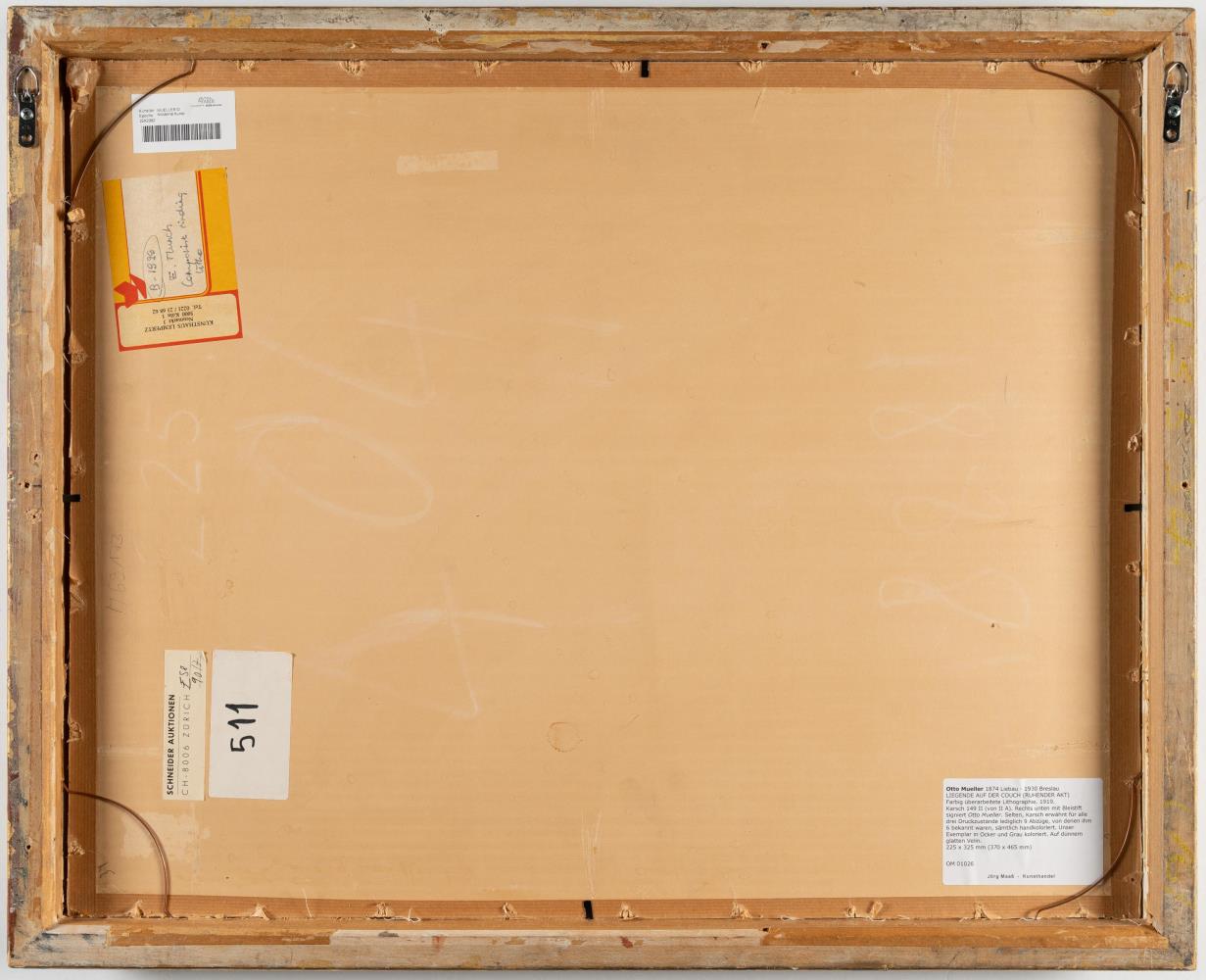 Liegende auf der Couch (Ruhender Akt)