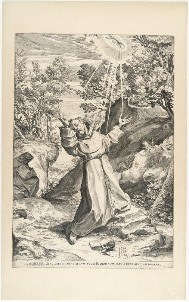 Der heilige Franziskus empfängt die Stigmata