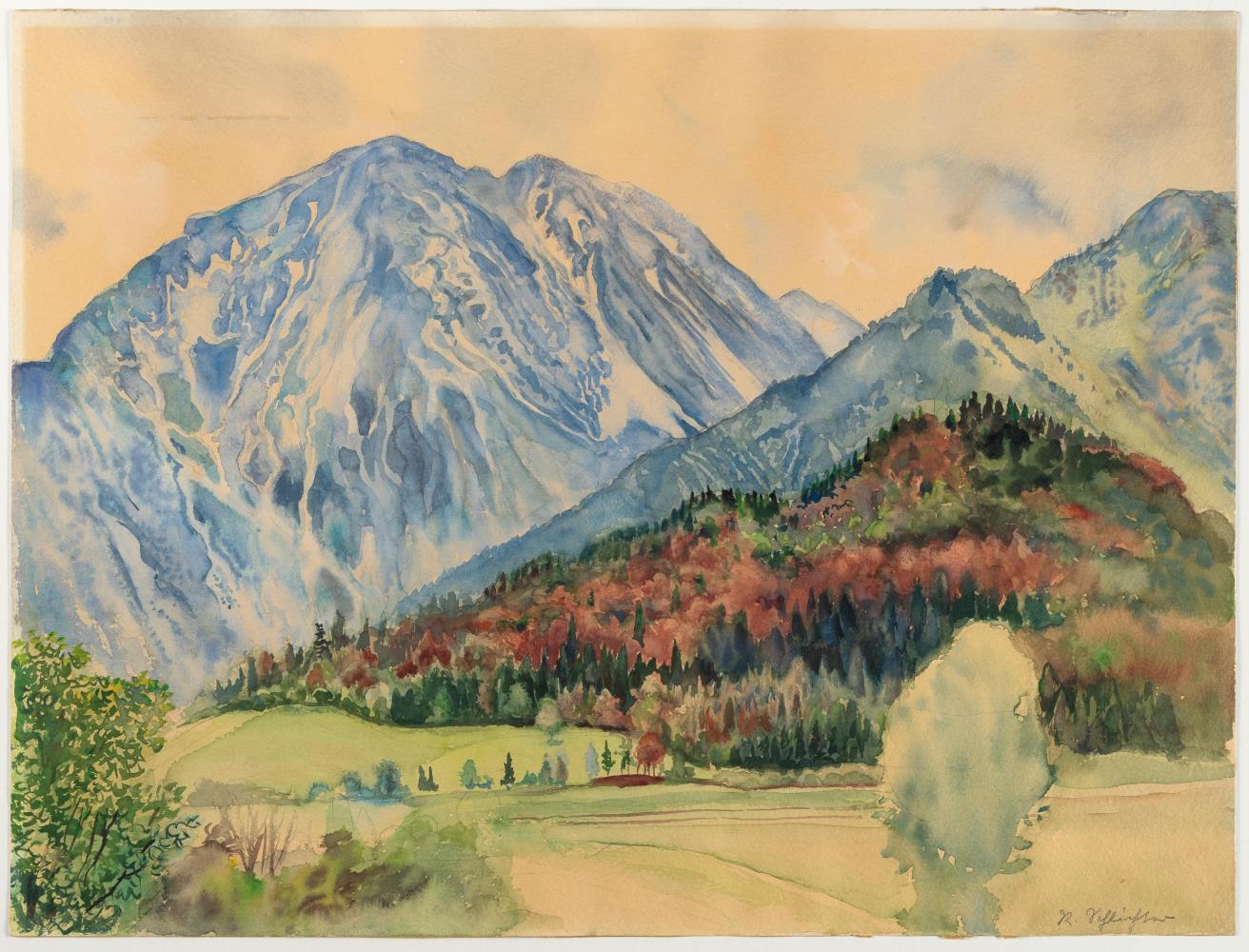 „Der Miesing b. Bayrisch-zell"