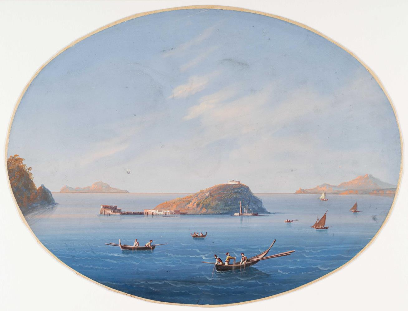 2 Bll.: Bucht von Neapel – Isola di Nisida