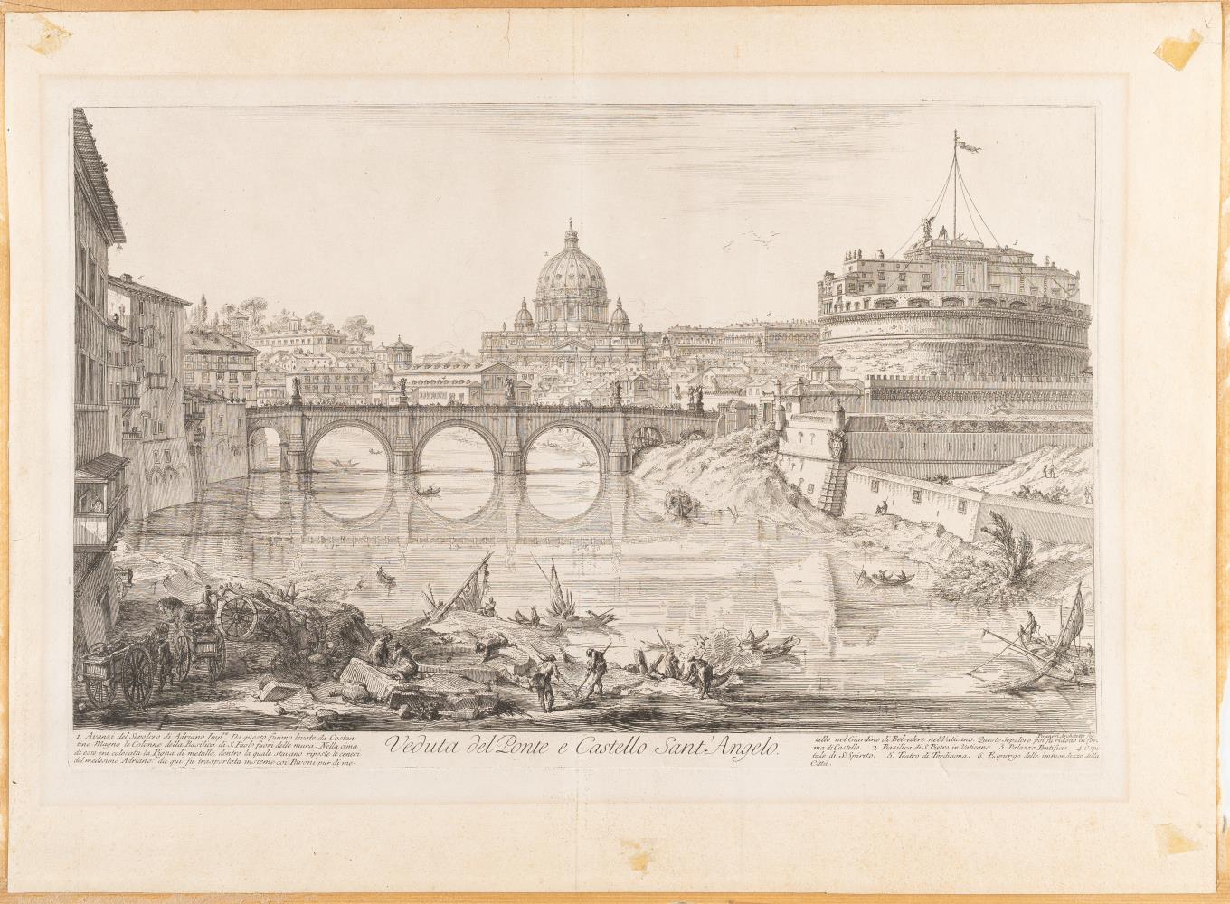 Veduta del Ponte e Castello Sant' Angelo