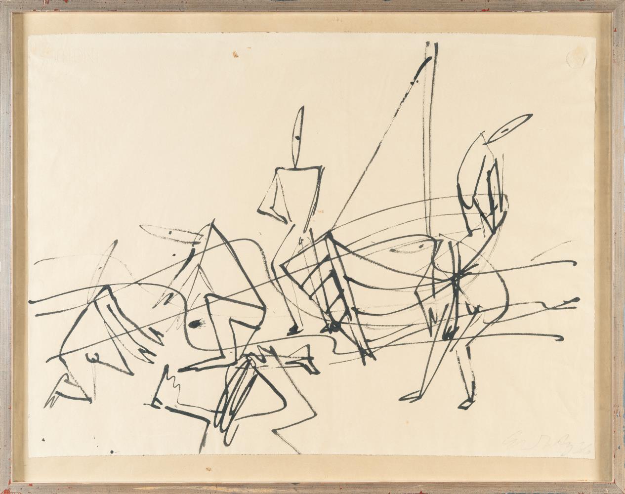 Fisherman and Sailing Boat