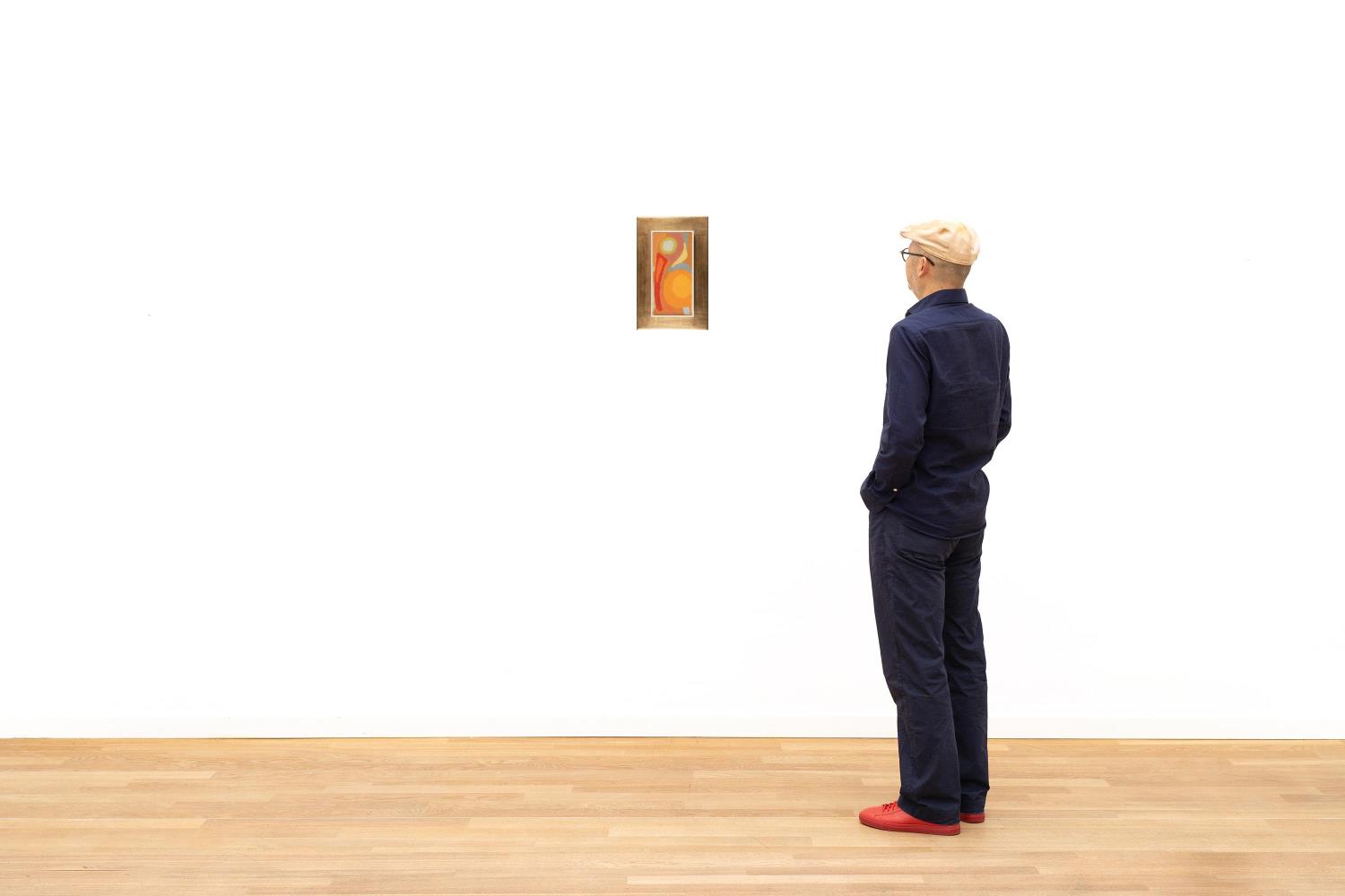 Komposition mit Orange