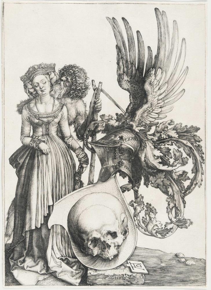 Das Wappen mit dem Totenkopf
