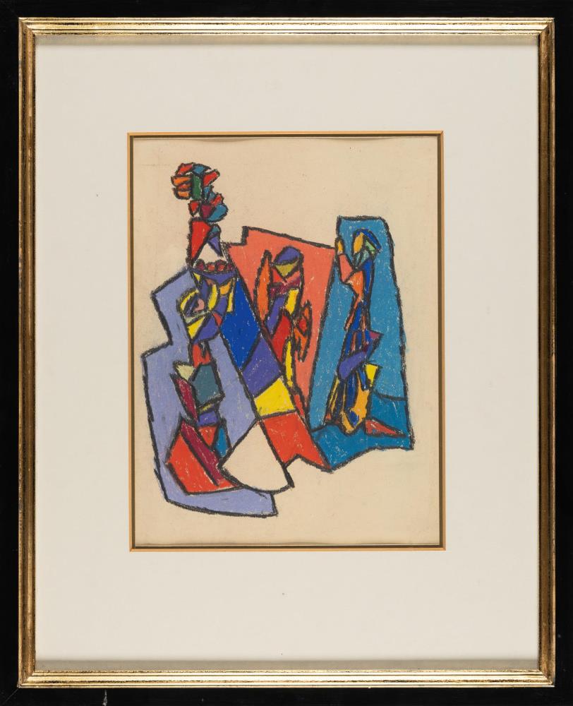 Komposition mit Figurengruppe