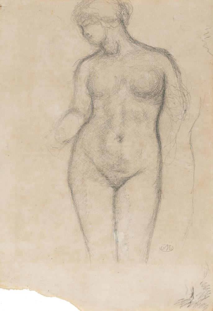 Stehender weiblicher Akt