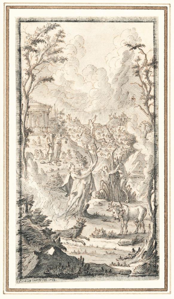 Landschaft mit Apoll und Daphne und weiteren Ovidschen Metamorphosen