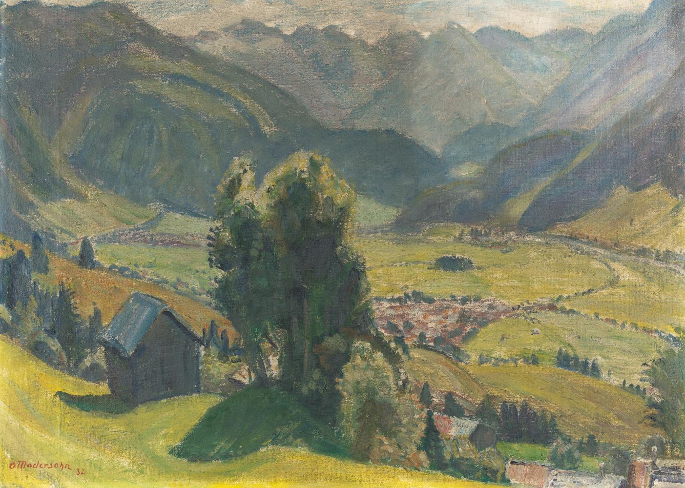 Gailenberg with a view of Hindelang