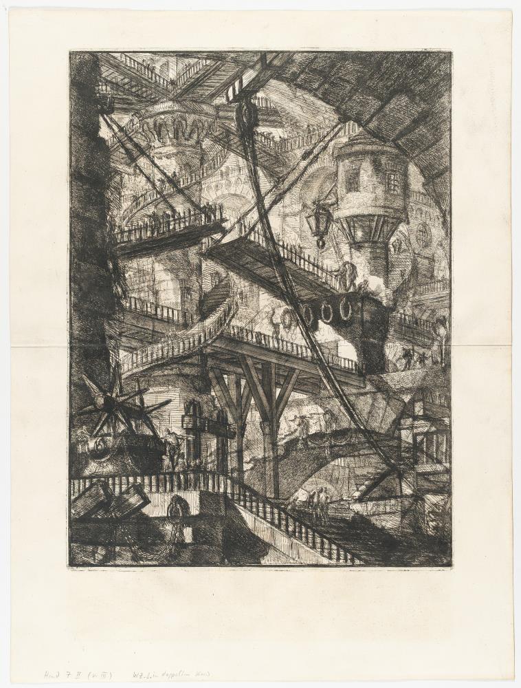 Die Zugbrücke, aus: Carceri d'Invenzione