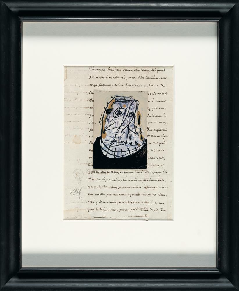 Superimposition ("Le gueridon (BRAQUE)")
