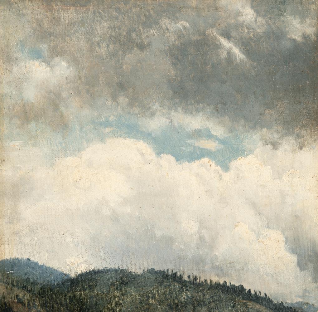 Wolken über Alpenkamm