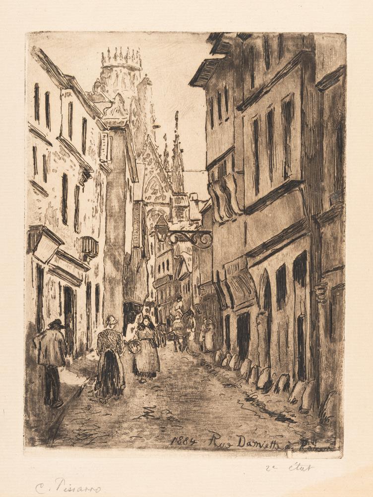 Rue Damiette, à Rouen