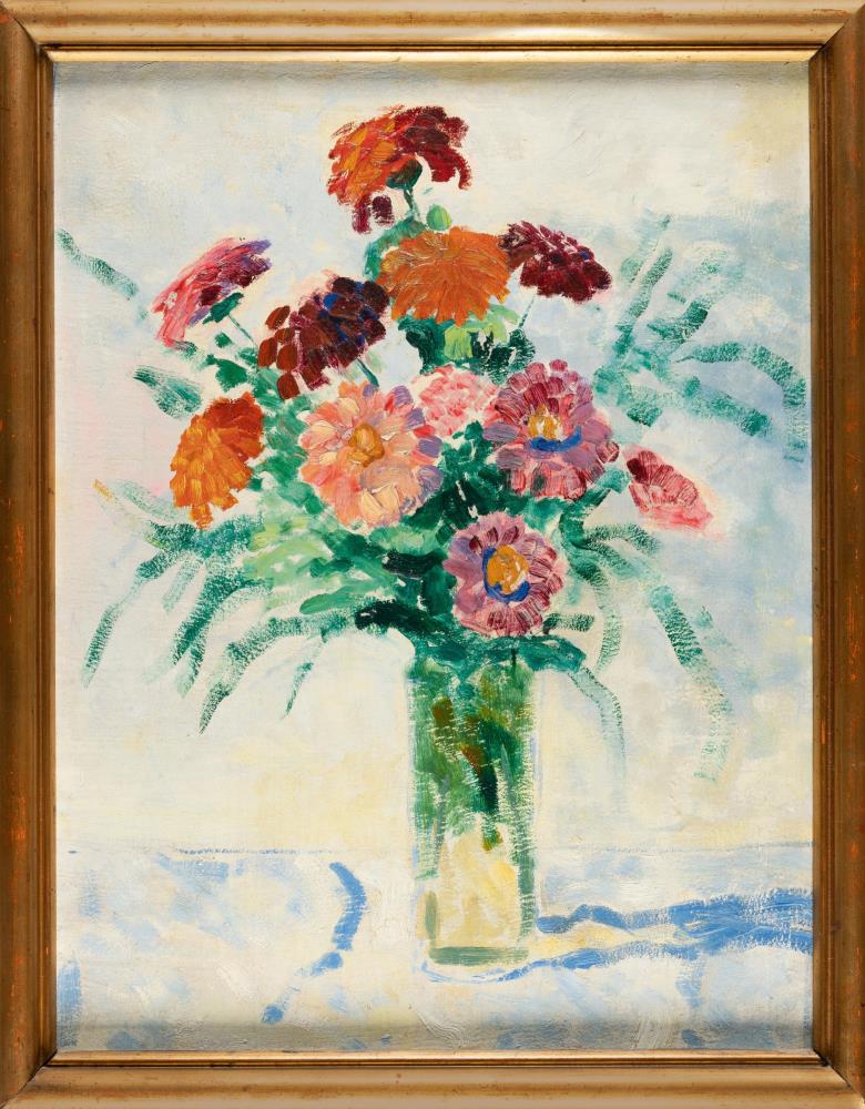 Stillleben mit Dahlien