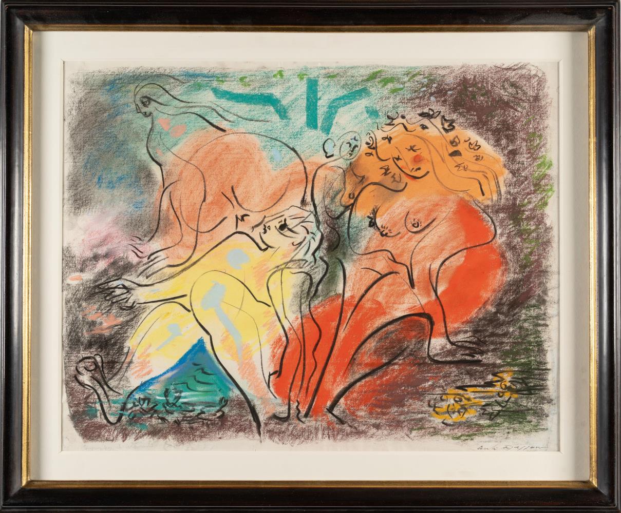 Baigneuses éffrayées