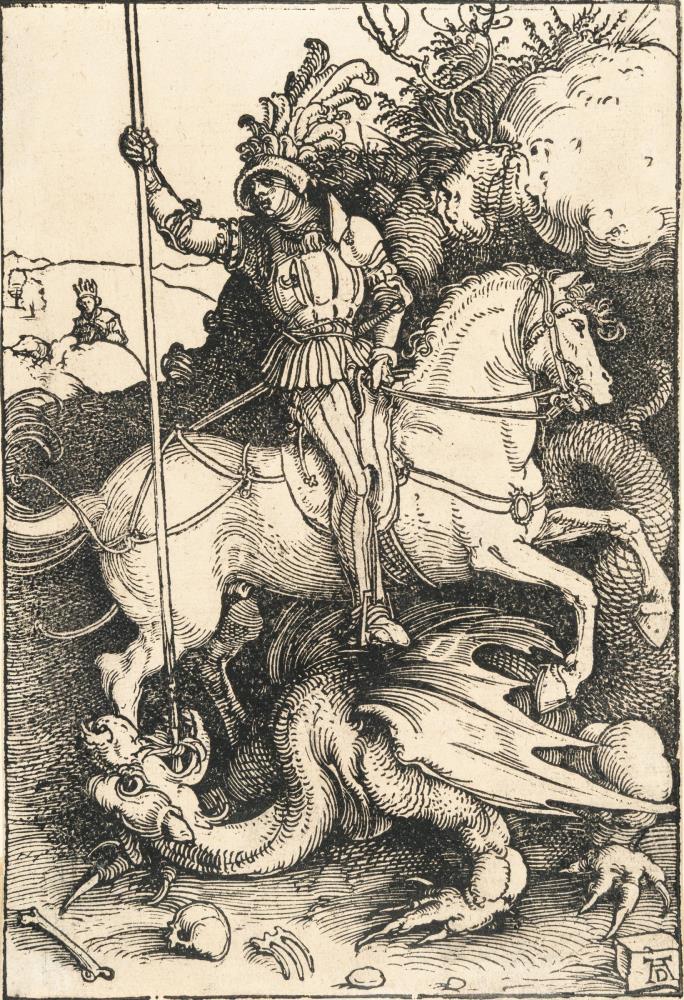 Der heilige Georg zu Pferd