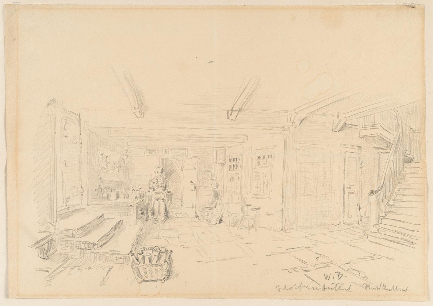 Kücheninterieur (Ratskeller in Wolfenbüttel)