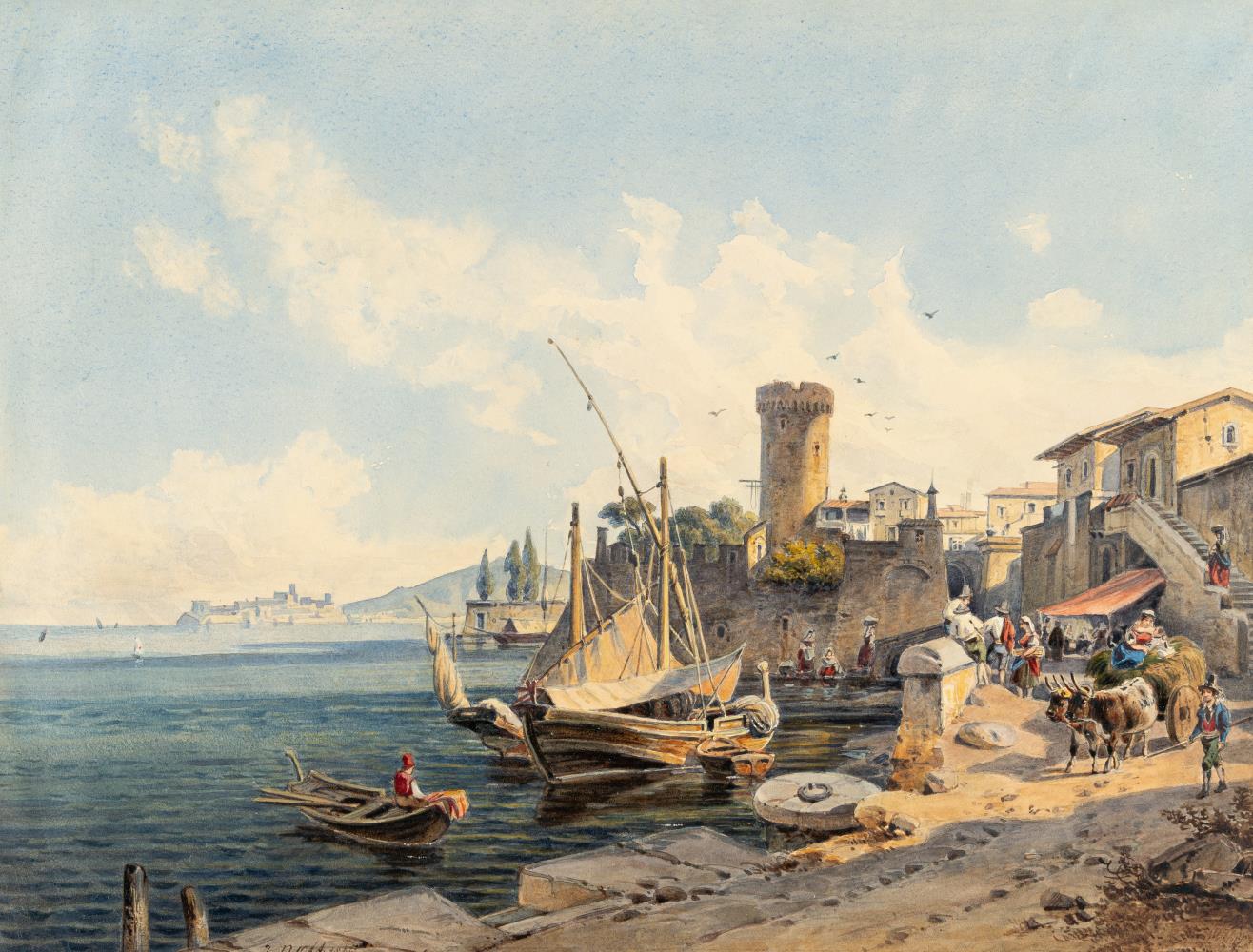 Ansicht von Pozzuoli am Golf von Neapel