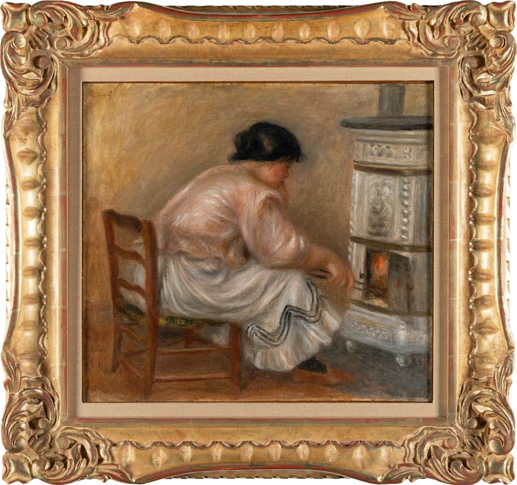 Femme au Coin du Poêle