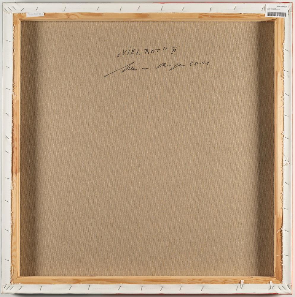 „Viel rot II“ (Much red II)