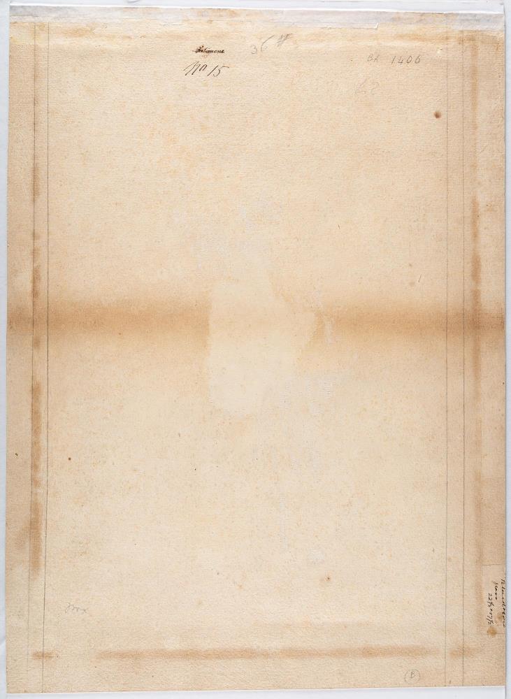 Maria mit Jesuskind in den Wolken, umgeben von Heiligen und musizierenden Engeln