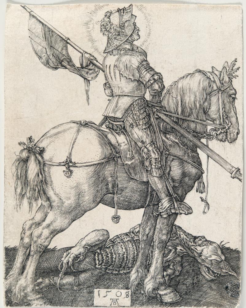Der heilige Georg zu Pferd