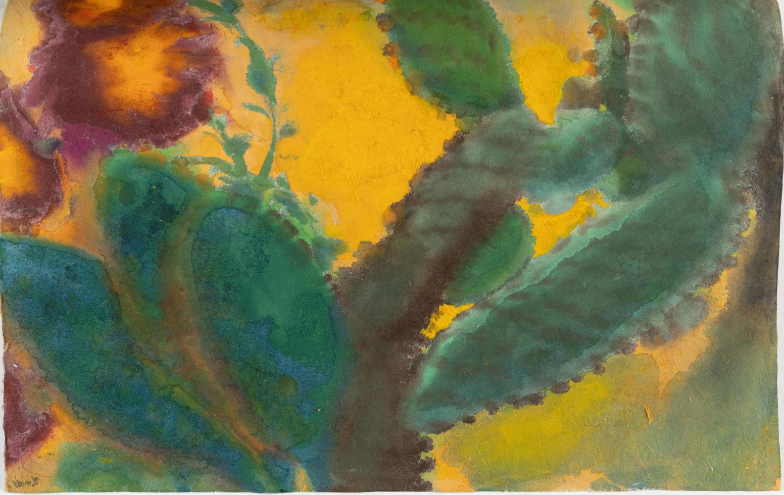 Kaktus mit roten Blüten