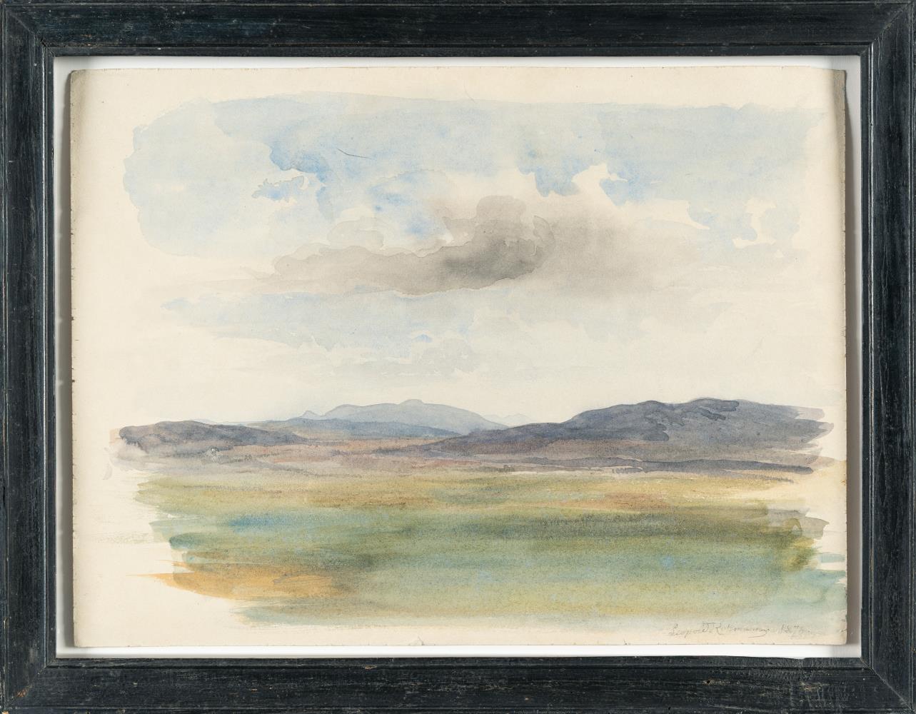 Wolken über weiter Ebene