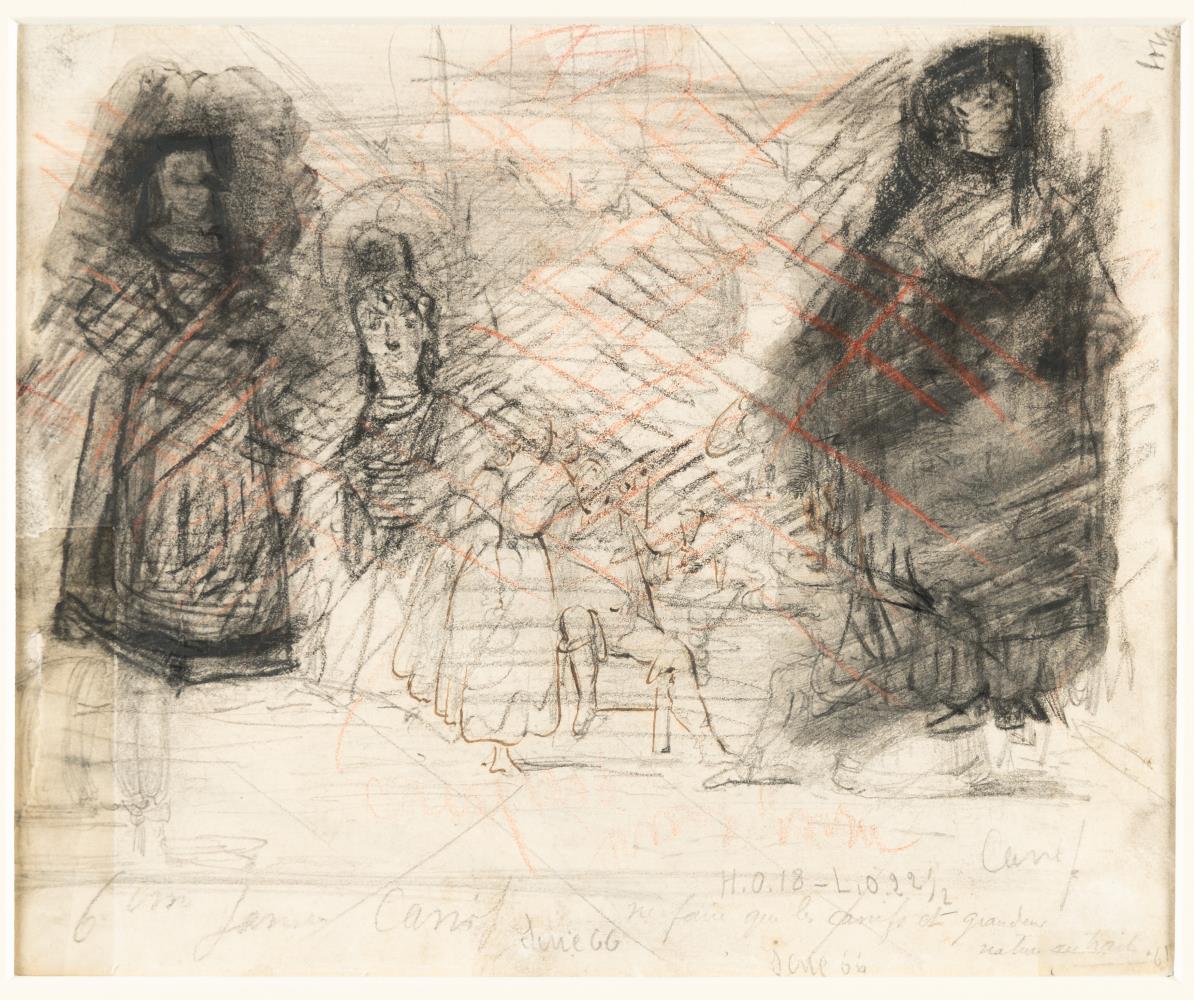 Front: Still Life with Knife – On the reverse: Figure Study