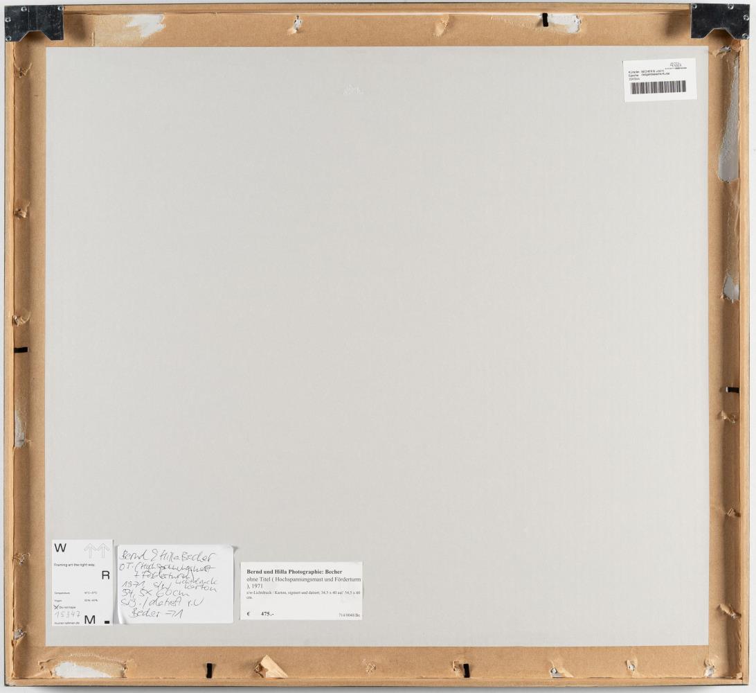 Ohne Titel (Hochspannungsmast und Förderturm)