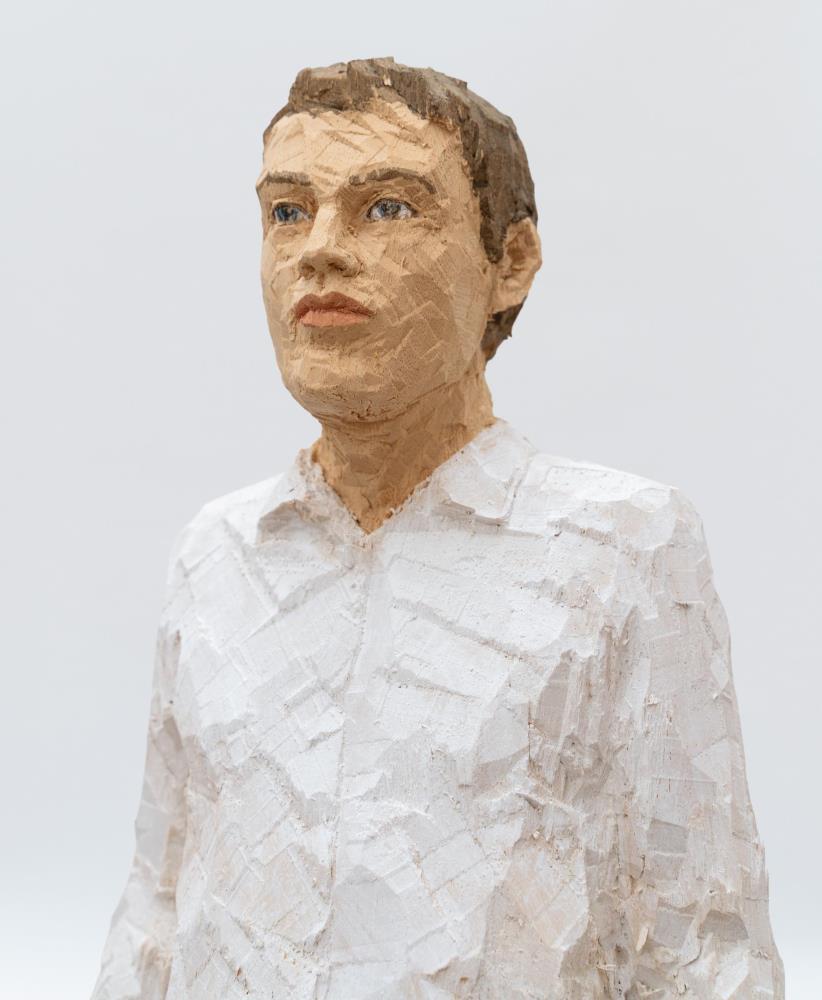 Mann mit schwarzer Hose