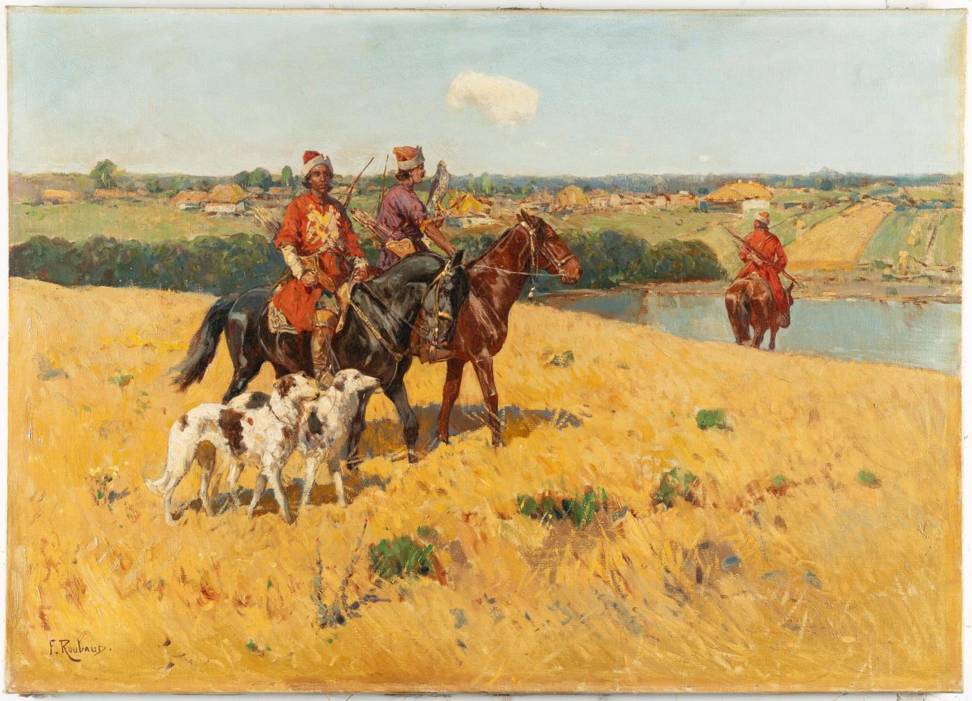 Aufbruch zur Falkenjagd