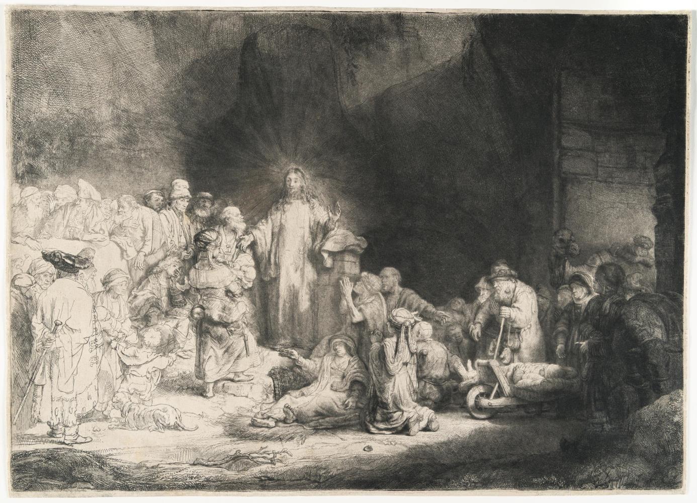 Christus heilt die Kranken. Genannt: Das Hundertguldenblatt