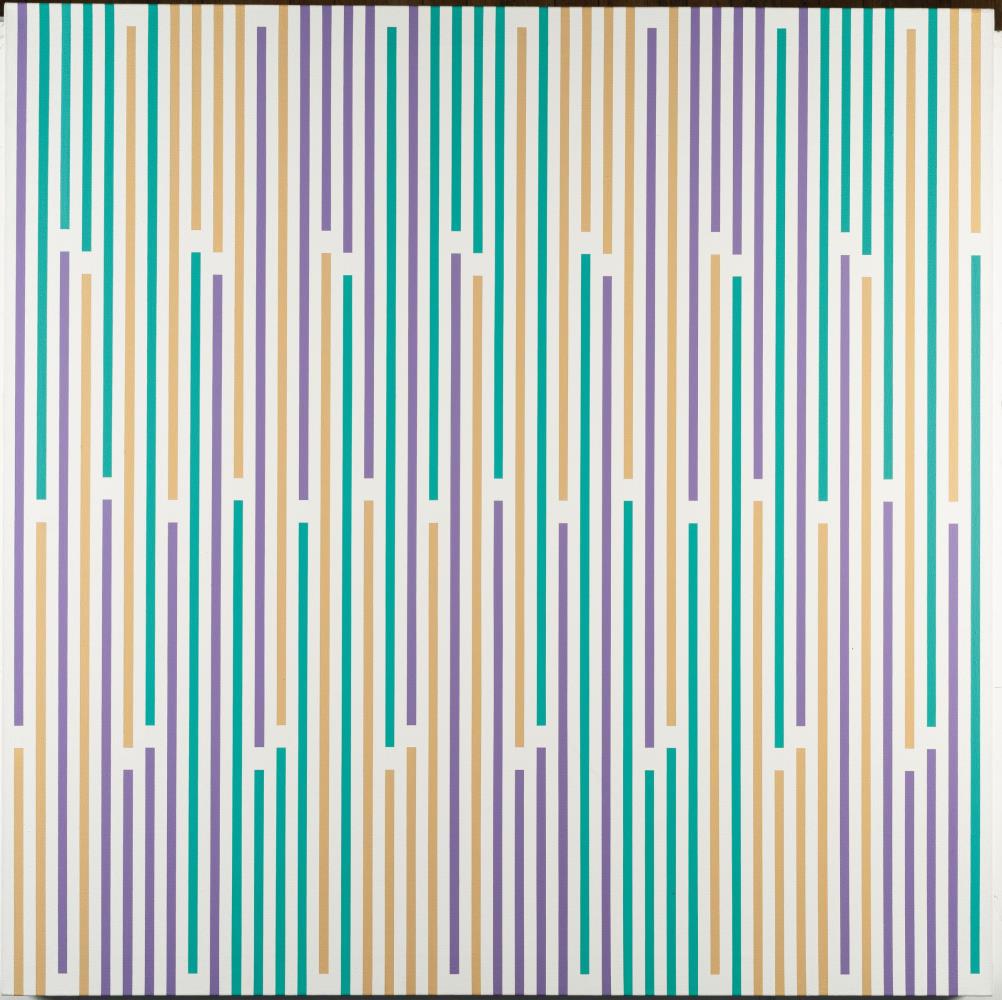 „60 Unterbrechungen-Striche in 3 Farben (Violett, Gelb und Grün)“