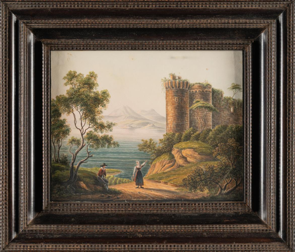 Verfallenes Kastell in der Bucht von Neapel