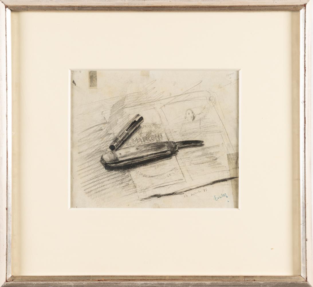 Front: Still Life with Knife – On the reverse: Figure Study