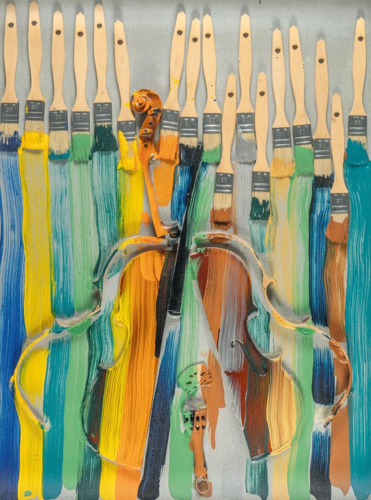 Ohne Titel (Assemblage)